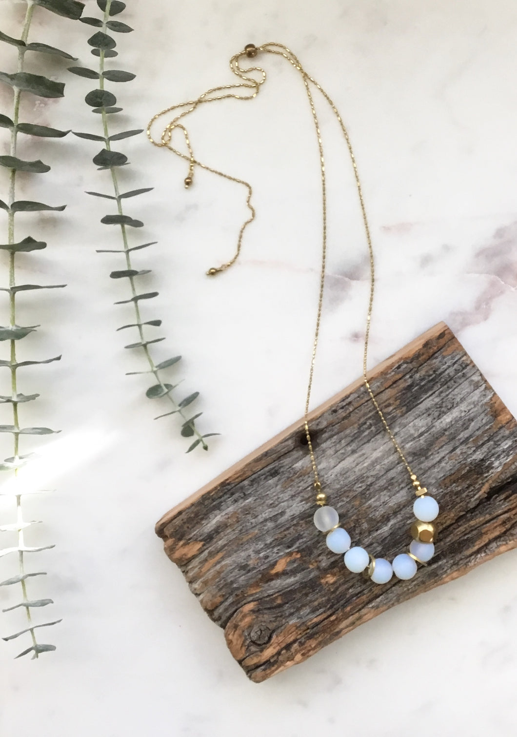 Milky Opalite Adjustable Necklace