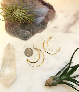 Mega Crescent Earrings