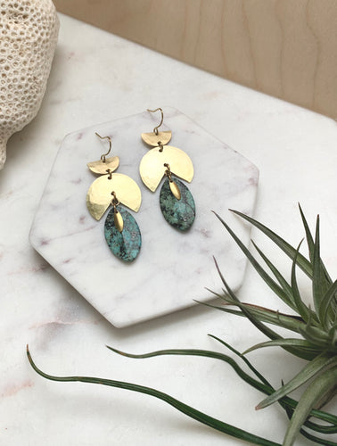 Geo Turquoise Petals