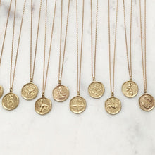 Load image into Gallery viewer, Zodiac Coin Pendant