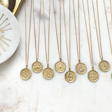 Load image into Gallery viewer, Zodiac Coin Pendant ws