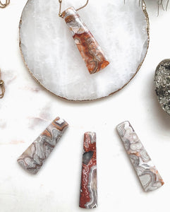 Crazy Lace Agate Talismans