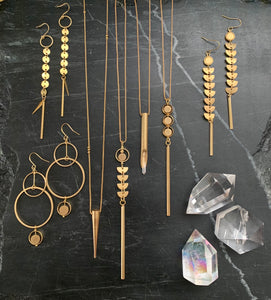 Double Circle Hoops + Circle Drop