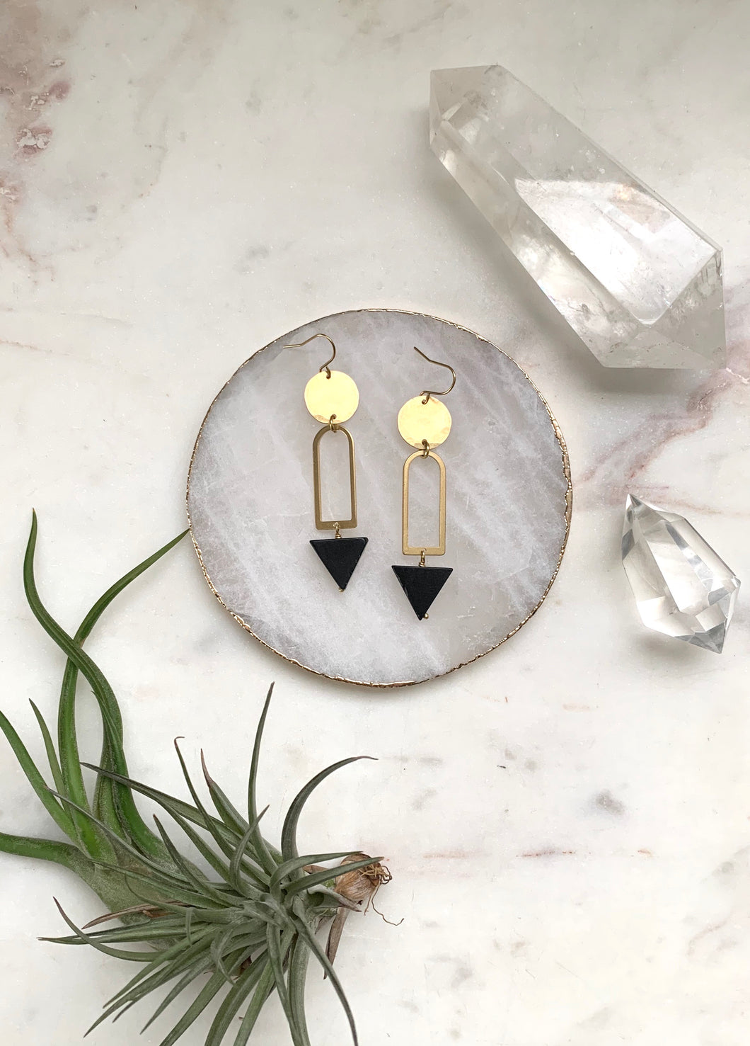 Black Agate Geo Totems