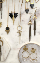 Load image into Gallery viewer, Mini Crescent Herkimer Drops