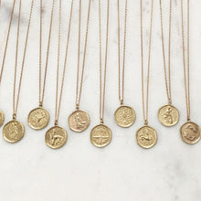 Load image into Gallery viewer, Zodiac Coin Pendant ws