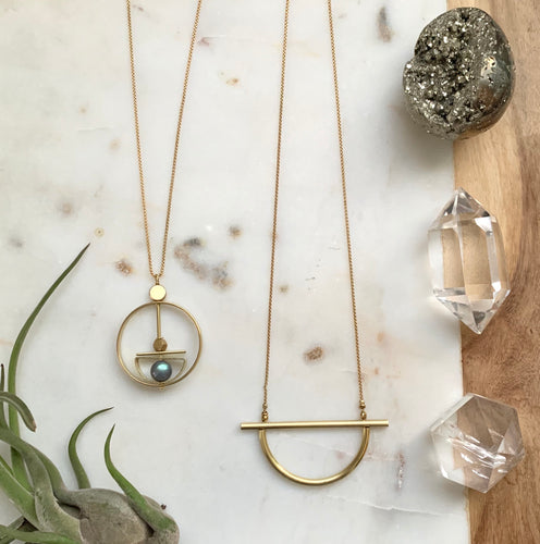 Simple & Modern Geo Adjustable Necklaces ws