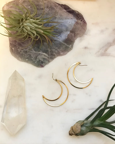 Mega Crescent Earrings