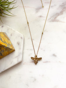 Honey Bee Necklace ws