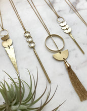 Load image into Gallery viewer, Raw Brass Hoop Talisman