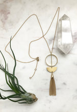 Load image into Gallery viewer, Raw Brass Hoop Talisman