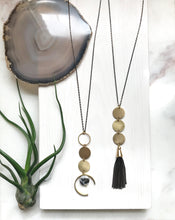 Load image into Gallery viewer, Semi Circle Zebra Jasper Talisman