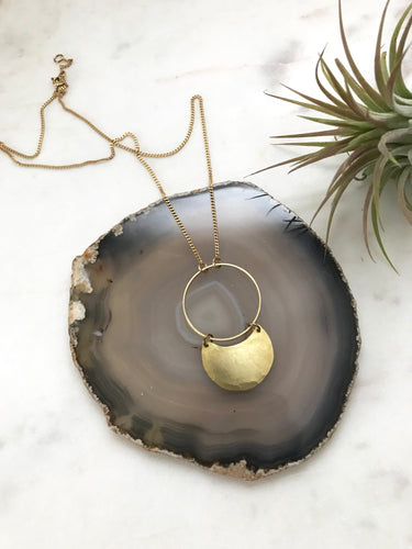 Brass Circle + Crescent