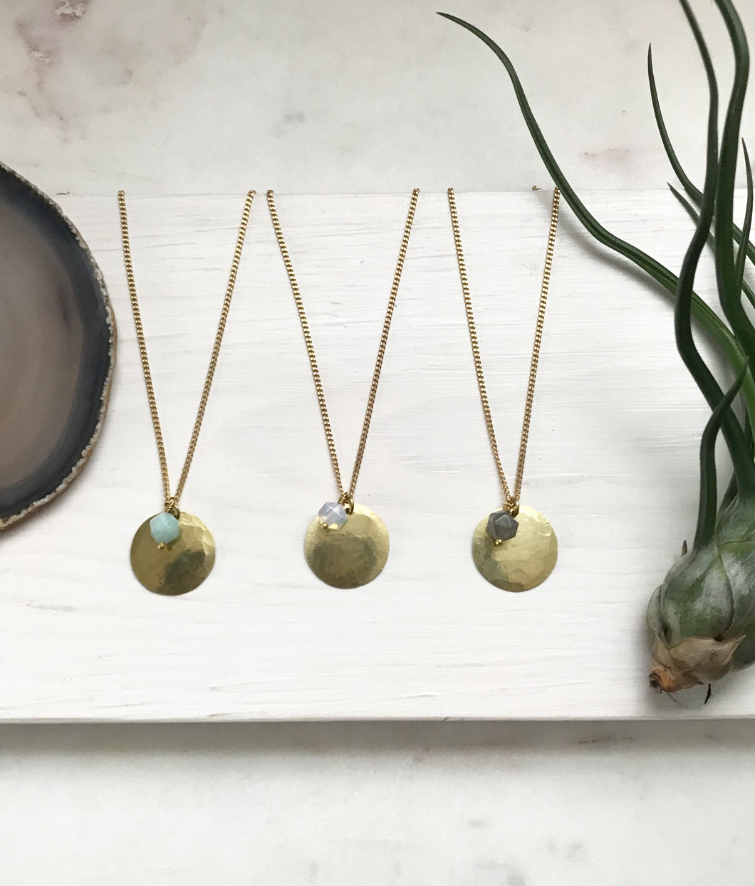 Hammered Charm & Stone