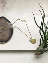 Load image into Gallery viewer, Hammered Charm &amp; Stone ws